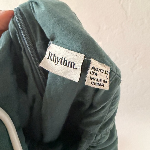 Rhythm Teal Garment with Zipper - Picture 4 of 4